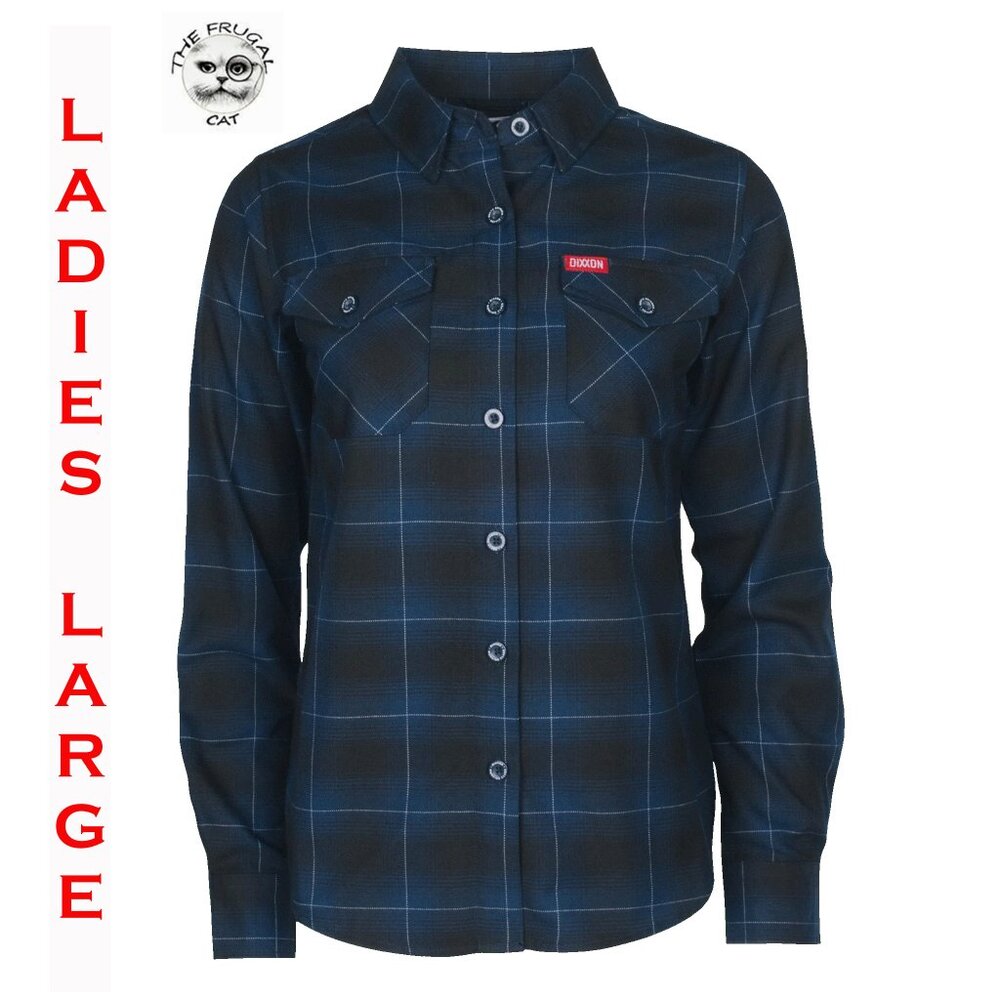 DIXXON FLANNEL - PURPOSE Flannel Shirt - Women's LARGE